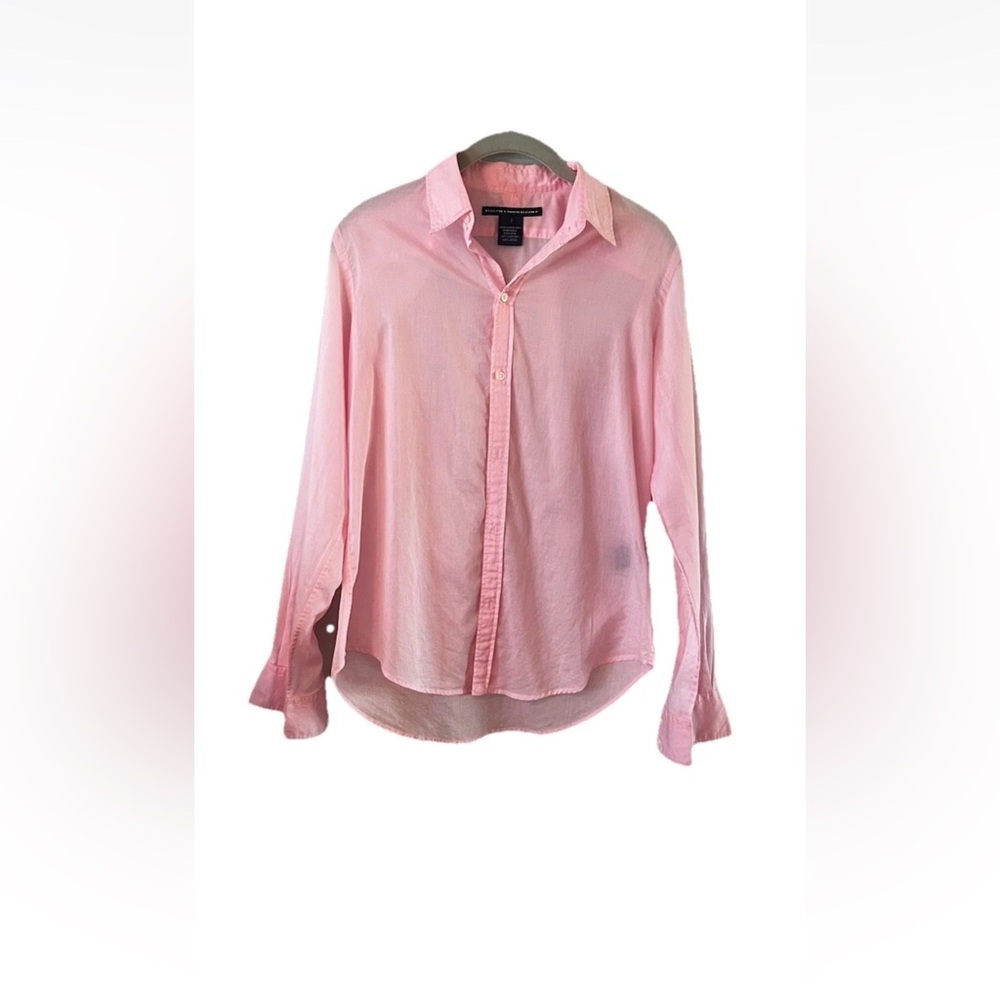 Lauren Ralph Lauren Soft Pink Golf Shirt Sz 8 lightweight 100% Cotton